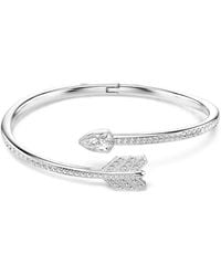 Swarovski - Idyllia Pavé-Armreif Mit Pfeilmotiv - Lyst