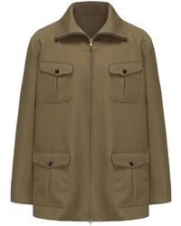 Shanghai Tang - Technical Wool Jacket - Lyst