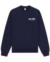 Sporty & Rich - Text-Print Crew-Neck Sweater - Lyst