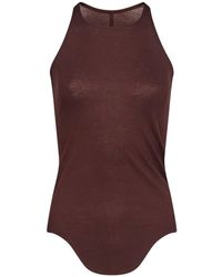 Rick Owens - Racerback Curved-Hem Tank Top - Lyst