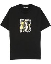 Palm Angels - Graphic-Print T-Shirt - Lyst