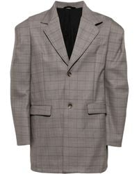 Doublet - Shoulder-Padded Wool Blazer - Lyst
