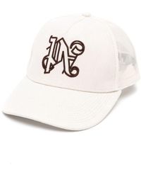 Palm Angels - Monogram-embroidered Trucker Cap - Lyst