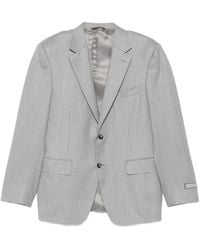 Canali - Notched-Lapel Single-Breasted Blazer - Lyst