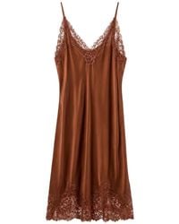 Gold Hawk - Coco Bodice Lace-Trim Slip Dress - Lyst