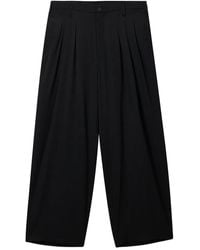 Yohji Yamamoto - プリーツ ウールパンツ - Lyst