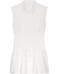 FRAME - Linen Dress - Lyst
