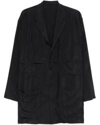 Yohji Yamamoto - Patch-Pocket Coat - Lyst