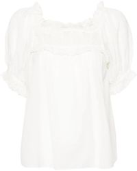 Doen - Blusa con detalles de encaje - Lyst