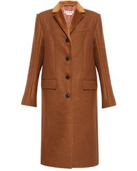 Marni - Single-Breasted Wool Coat - Lyst
