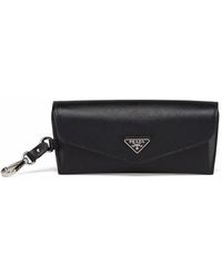 Prada - Triangle-Logo Eyeglasses Case - Lyst