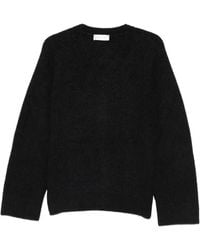 Laneus - Distressed Ribbed-Knit Sweater - Lyst