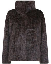 Betta Corradi - Leopard-Print Faux-Fur Jacket - Lyst