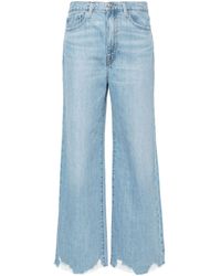 FRAME - Weite Le Jane Jeans mit hohem Bund - Lyst