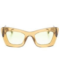 Gucci - Transparent Oversize-Frame Sunglasses - Lyst