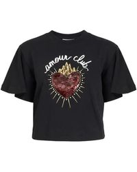 Cinq À Sept - Orsa Sequin-Embellished Cropped T-Shirt - Lyst