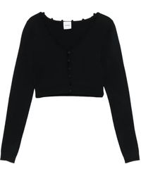 Nanushka - Button-Front Ruffled Cardigan - Lyst