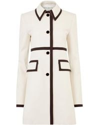 Nina Ricci - Wool Gabardine Coat - Lyst