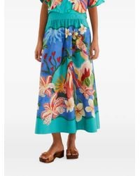 FARM Rio - Garden Of Life Midi Skirt - Lyst