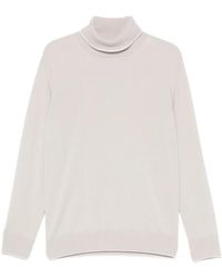 Eleventy - Pull En Cachemire À Col Roulé - Lyst