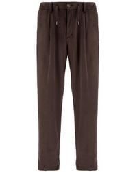 Herno - Resort Drawstring-Waist Trousers - Lyst