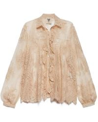 Aniye By - Chemise Volantée À Détails En Dentelle - Lyst
