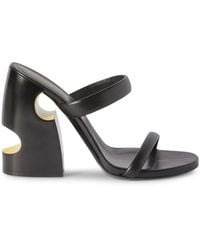 Off-White c/o Virgil Abloh - Pop Meteor Leather Heeled Mules - Lyst