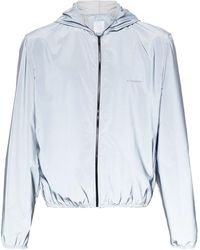Givenchy - Logo-embroidered Reflective Windbreaker - Men's - Polyester - Lyst
