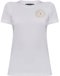 Versace Jeans Couture - V-Emblem T-Shirt - Lyst