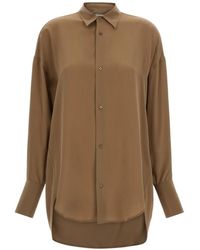DARKPARK - Georgia Detachable-Scarf Shirt - Lyst