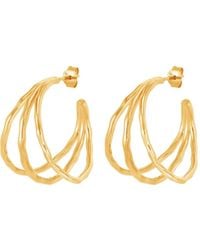 Dower & Hall - Orecchini A Cerchio - Lyst