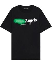 Palm Angels - Spray City Los Angeles Dripping Logo T-Shirt - Lyst