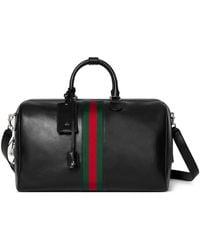 Gucci - Medium Leather Duffle Bag - Lyst