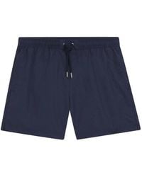 BOSS - Monogram-Print Swim Shorts - Lyst