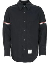 Thom Browne - Rwb Armband Piqué Shirt Jacket - Lyst