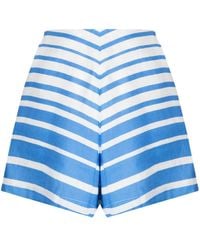 Bambah - Sicily Striped Linen Shorts - Lyst
