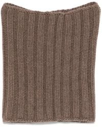 Dell'Oglio - Ribbed Cashmere Scarf - Lyst