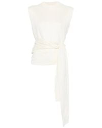 Rohe - Top Cruzado Con Aberturas - Lyst