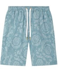 Versace - Shorts Met Barocco-Print - Lyst