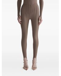 Mugler - Seam-Detail Leggings - Lyst
