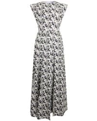 Philosophy Di Lorenzo Serafini - Floral-Print Sleeveless Maxi Dress - Lyst