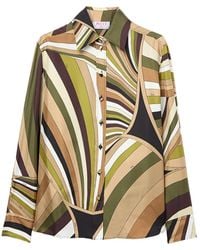 PUCCI - Shirt Met Marmo-Print - Lyst