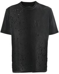 Amiri - Kurzarm-T-Shirt mit Logo Shotgun - Lyst
