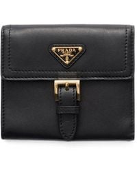 Prada - Small Nappa Leather Wallet - Lyst