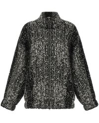 Nude - Bouclé-Knit Bomber Jacket - Lyst