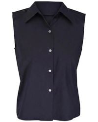 Vince - Sleeveless Button-Up Shirt - Lyst