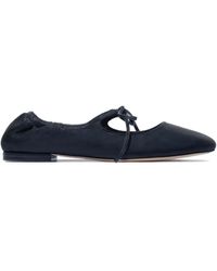 Bernardo - 1946 Elasticated Tie-Fastening Ballet Flats - Lyst