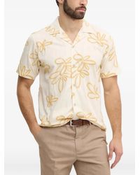 Lindbergh - Embroidered Short-Sleeve Shirt - Lyst