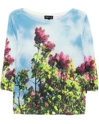 agnès b. - Printed Top - Lyst