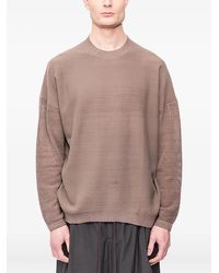 DEVOA - Textured-Knit Pullover Sweater - Lyst